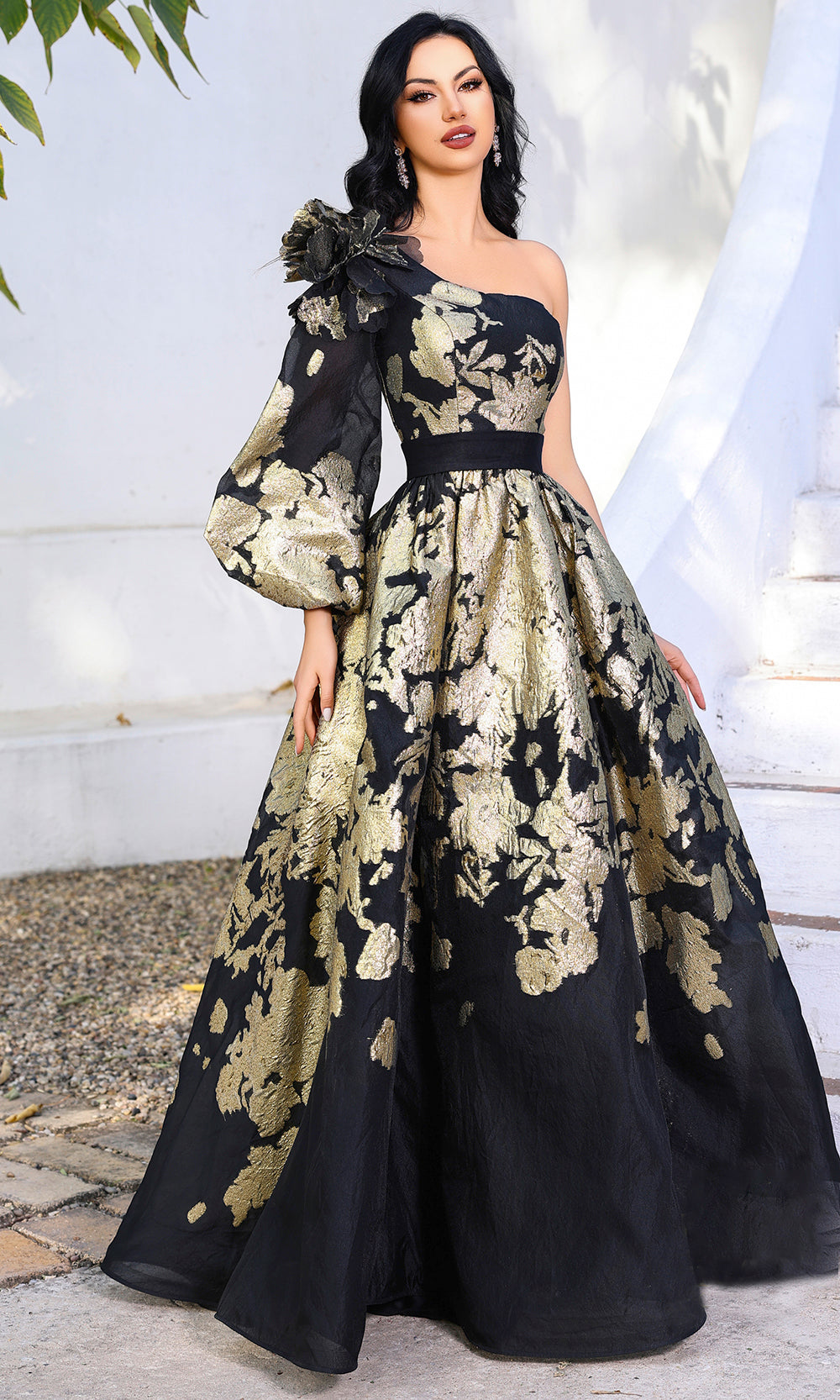 Terani Couture 252E5124 - Pleated Bodice Sweetheart Long Gown Special Occasion Dress