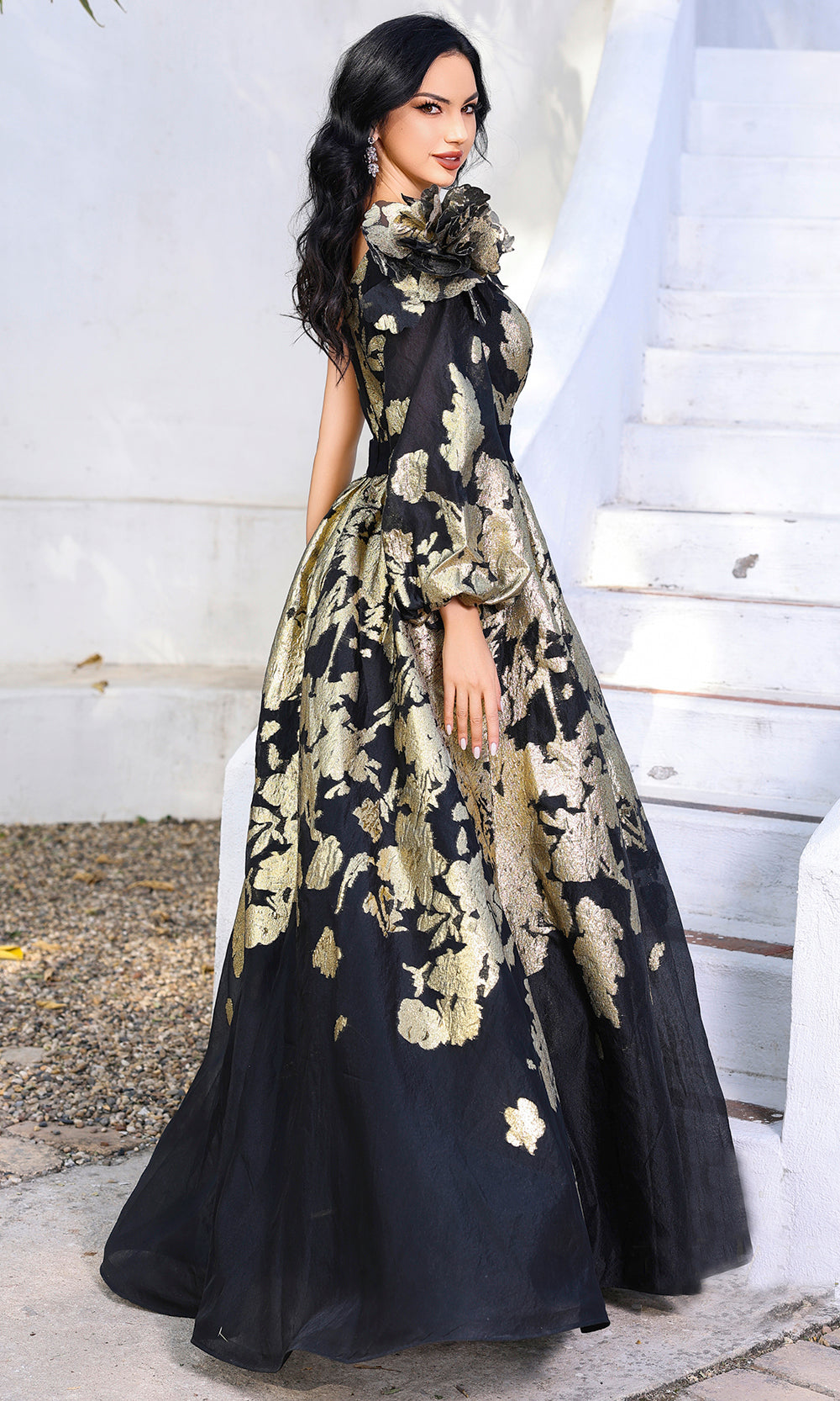 Terani Couture 252E5124 - Pleated Bodice Sweetheart Long Gown Special Occasion Dress