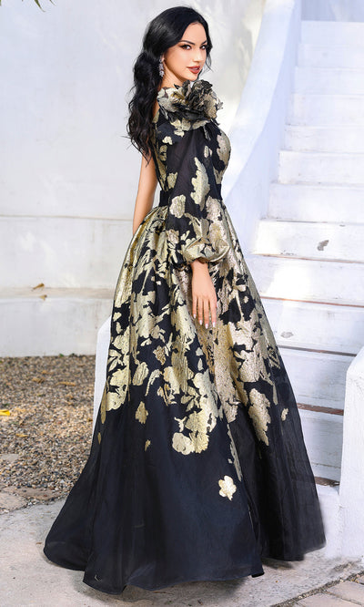 Terani Couture 252E5124 - Pleated Bodice Sweetheart Long Gown Special Occasion Dress