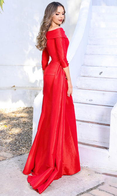 Terani Couture 252E5124 - Pleated Bodice Sweetheart Long Gown Special Occasion Dress