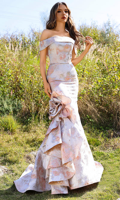 Terani Couture 252E5124 - Pleated Bodice Sweetheart Long Gown Special Occasion Dress