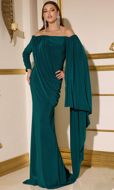 Terani Couture 252E5124 - Pleated Bodice Sweetheart Long Gown Special Occasion Dress
