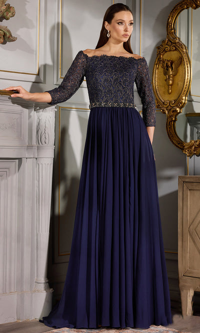Terani Couture 252E5124 - Pleated Bodice Sweetheart Long Gown Special Occasion Dress