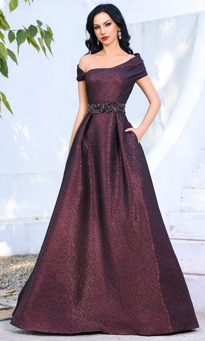 Terani Couture 252E5124 - Pleated Bodice Sweetheart Long Gown Special Occasion Dress