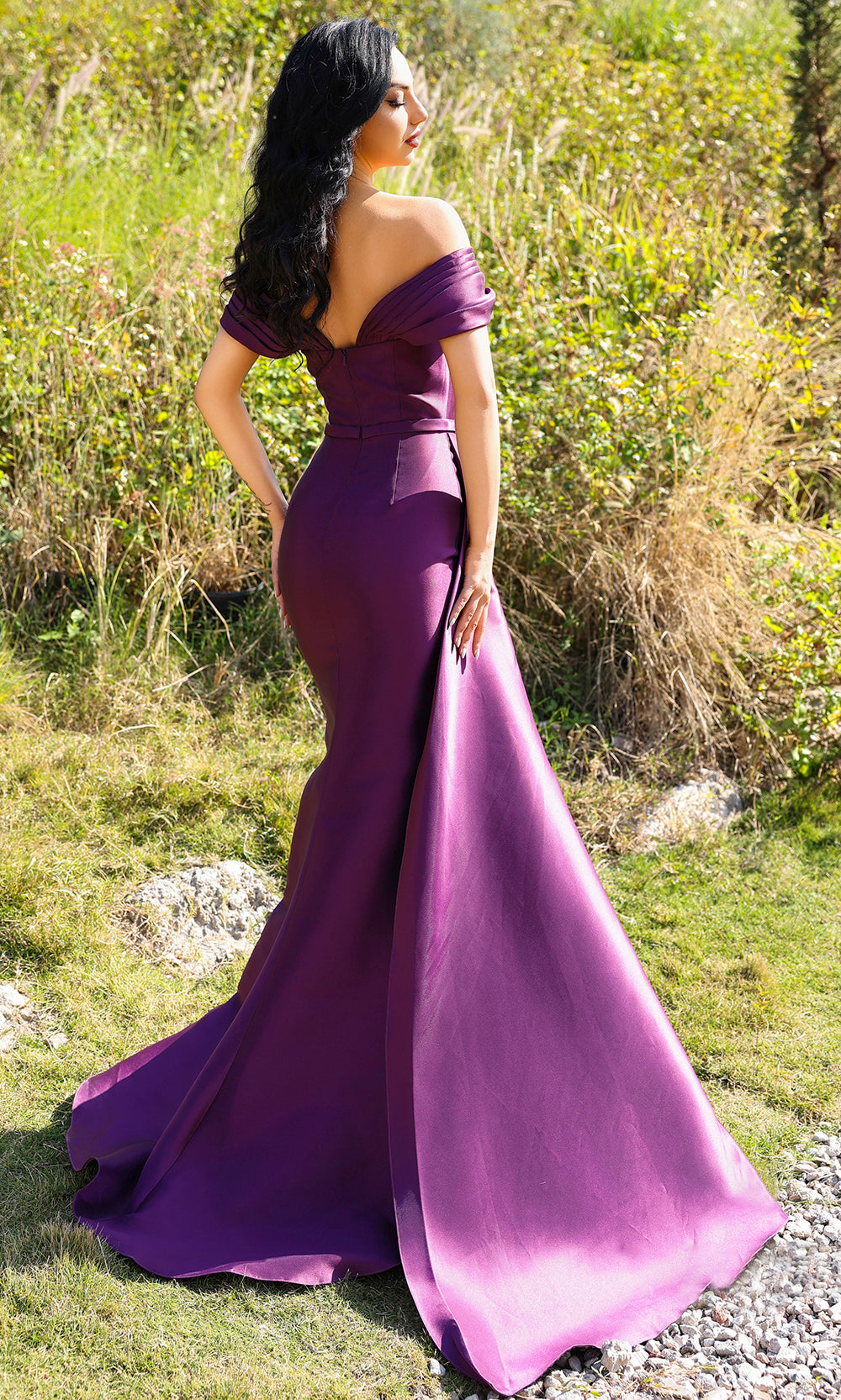 Terani Couture 252M5342 - Off Shoulder Formal Dress