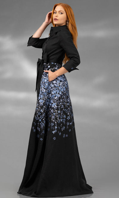 Terani Couture 252E5124 - Pleated Bodice Sweetheart Long Gown Special Occasion Dress