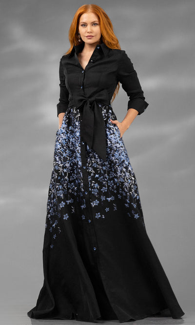 Terani Couture 252E5124 - Pleated Bodice Sweetheart Long Gown Special Occasion Dress