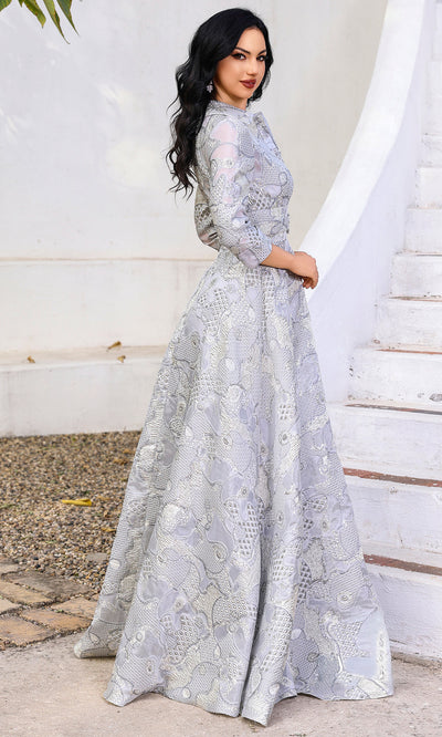 Terani Couture 252E5124 - Pleated Bodice Sweetheart Long Gown Special Occasion Dress