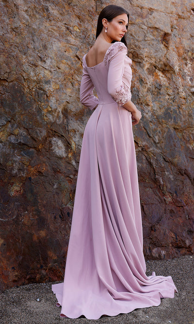 Terani Couture 252M5338 - Elegant Quarter Sleeve Overskirt Gown Mother of the Bride Dresses