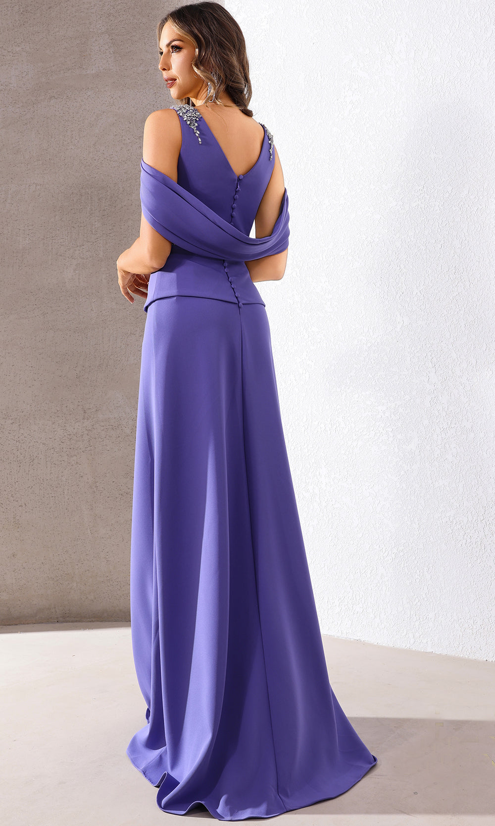 Terani Couture 252E5124 - Pleated Bodice Sweetheart Long Gown Special Occasion Dress