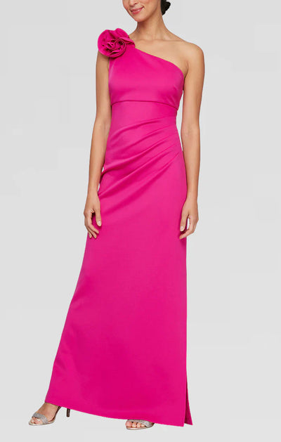 S.L. Fashions 9134208 - 3D Floral Cocktail Dress