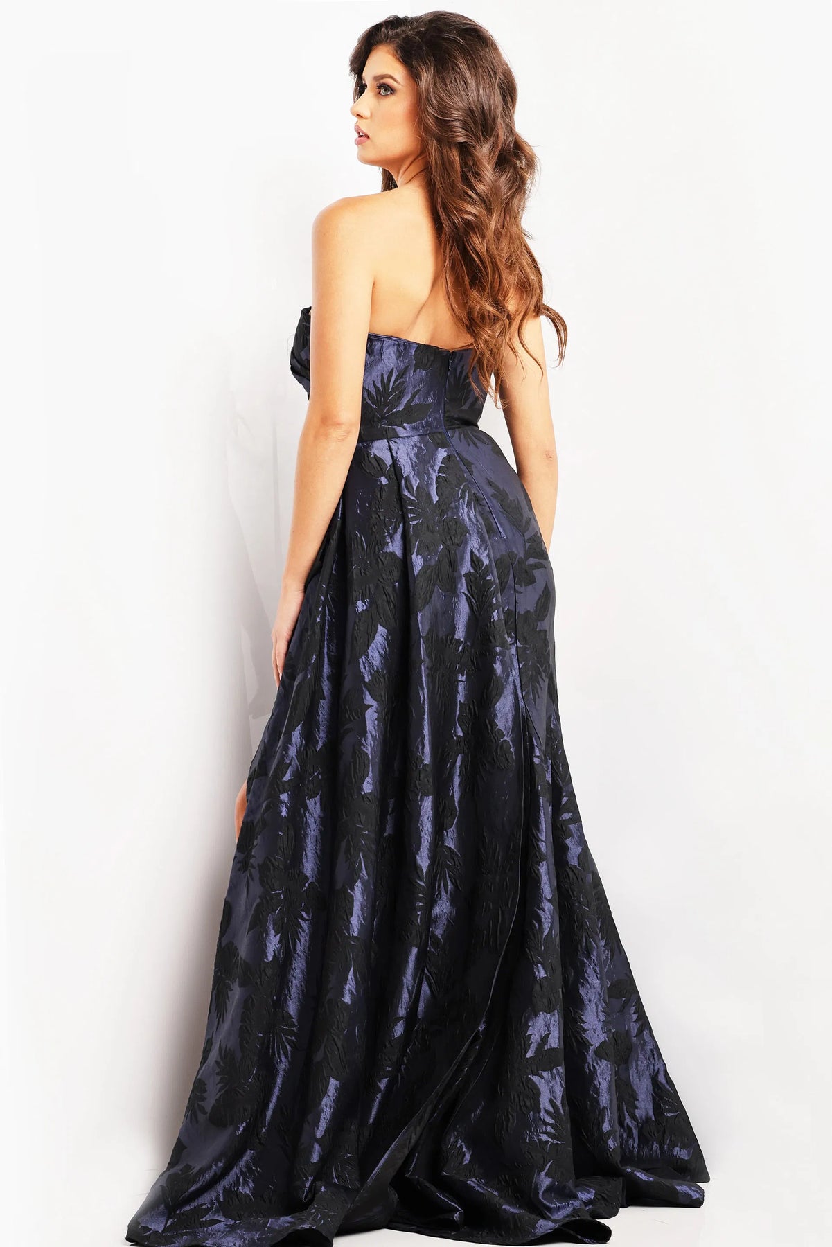 Jovani 25684 - Strapless Pleated Detail Prom Gown