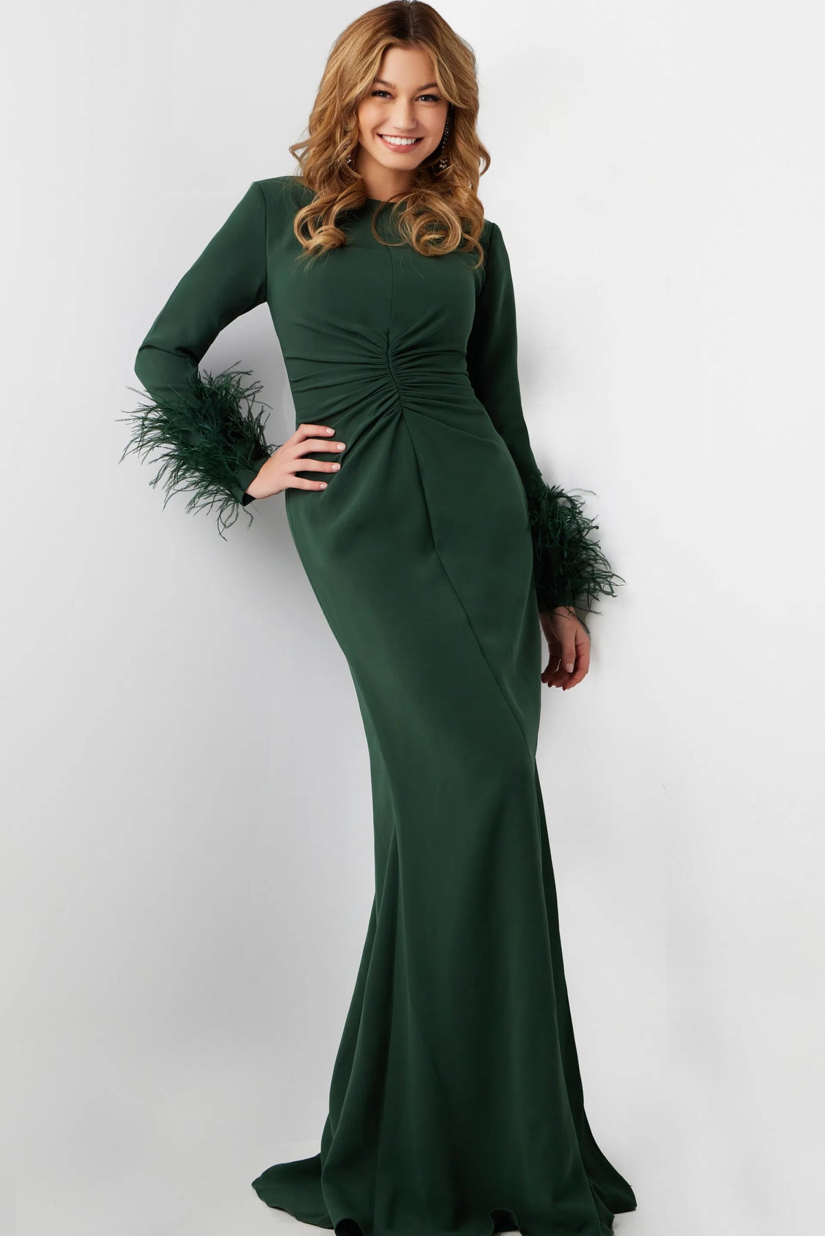 Jovani 25898 - Jewel Sheath Gown