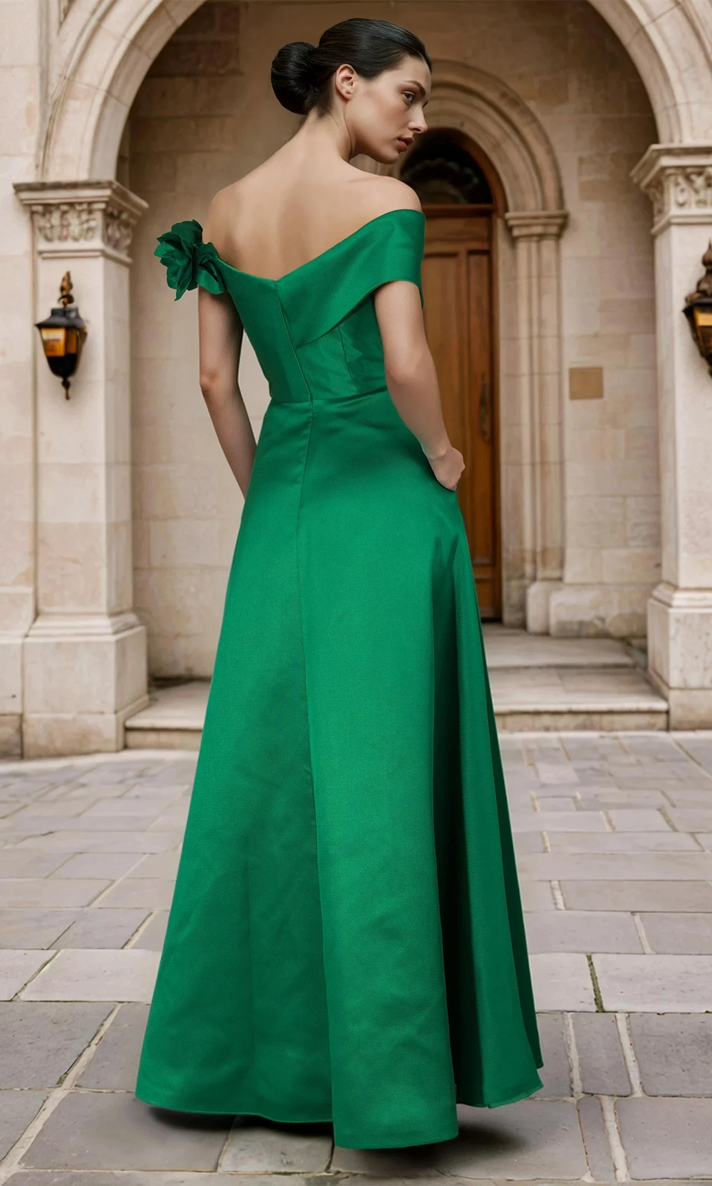Janique 2606 - Elegant Pleated Prom Evening Dress Mother of the Bride Dresses
