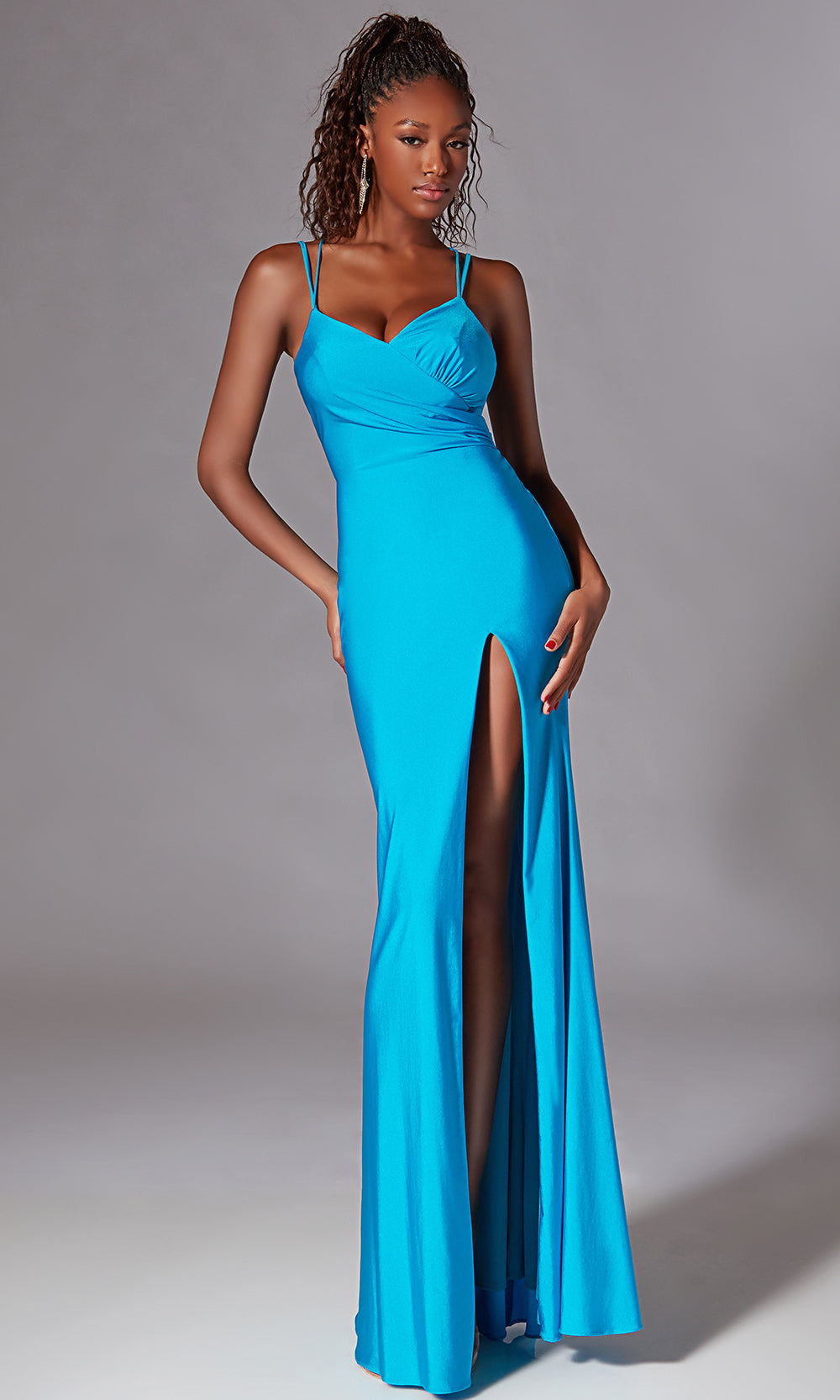 Aerie Couture 260 - Sweetheart Fitted Dress with Lace Up Back Prom Dresses