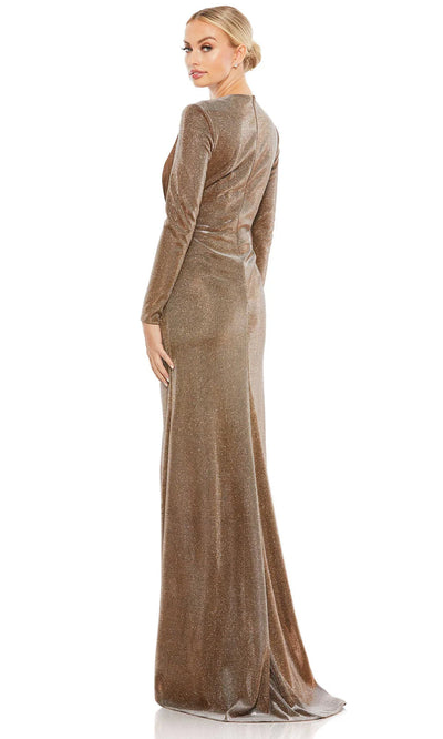 Ieena Duggal 261941 - Metallic Twist Front Evening Dress Special Occasion Dresses