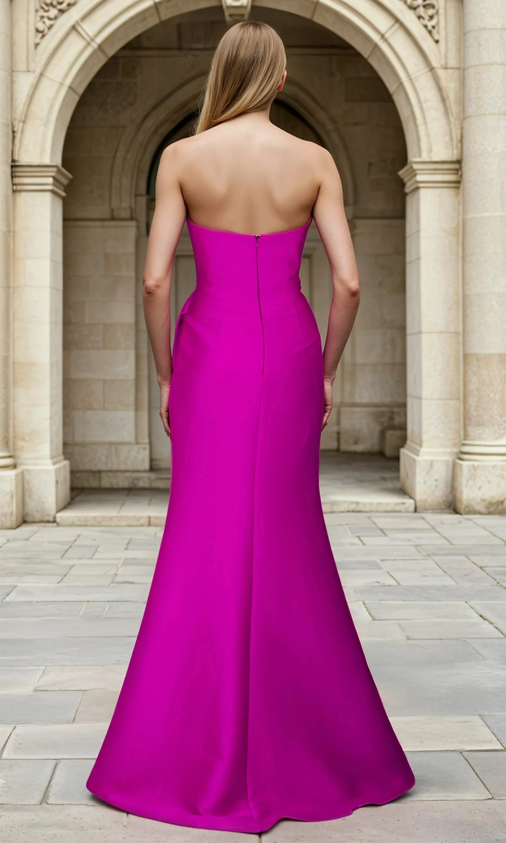 Janique 2619 - Ruching Embellished Off?Shoulder Prom Gown Mother of the Bride Dresses