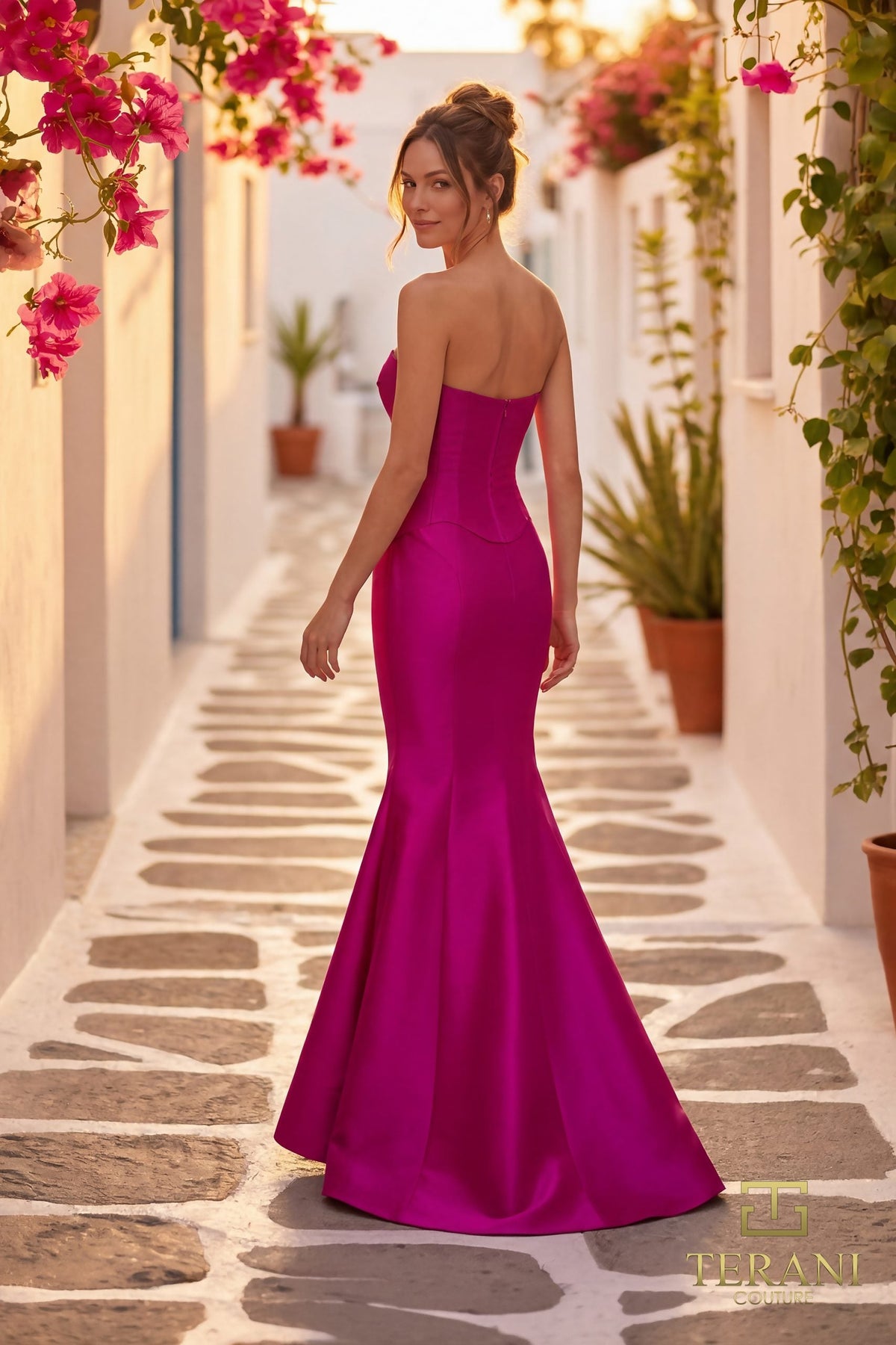Terani Couture 261E6292 Elegant Sweetheart Mikado Long Dress