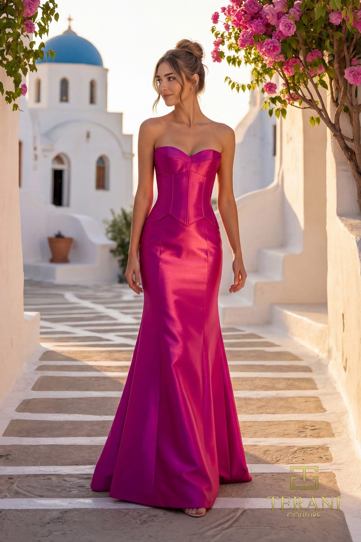 Terani Couture 261E6292 Elegant Sweetheart Mikado Long Dress