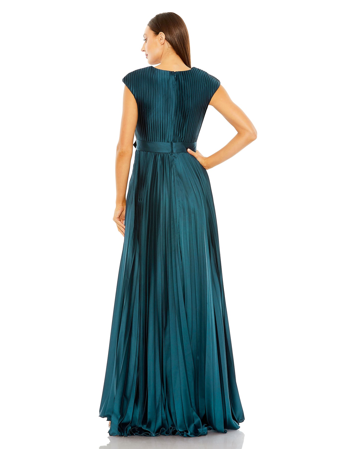 Ieena Duggal 26285I - Cap Sleeve Dress
