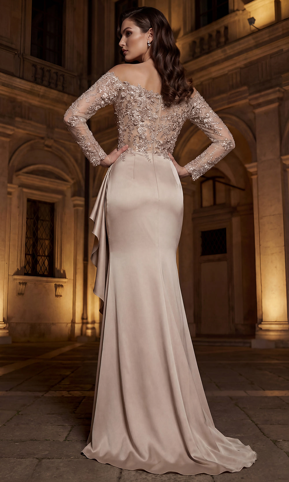 Terani Couture 262E7074 - Embellished Illusion Bodice Sheath Gown