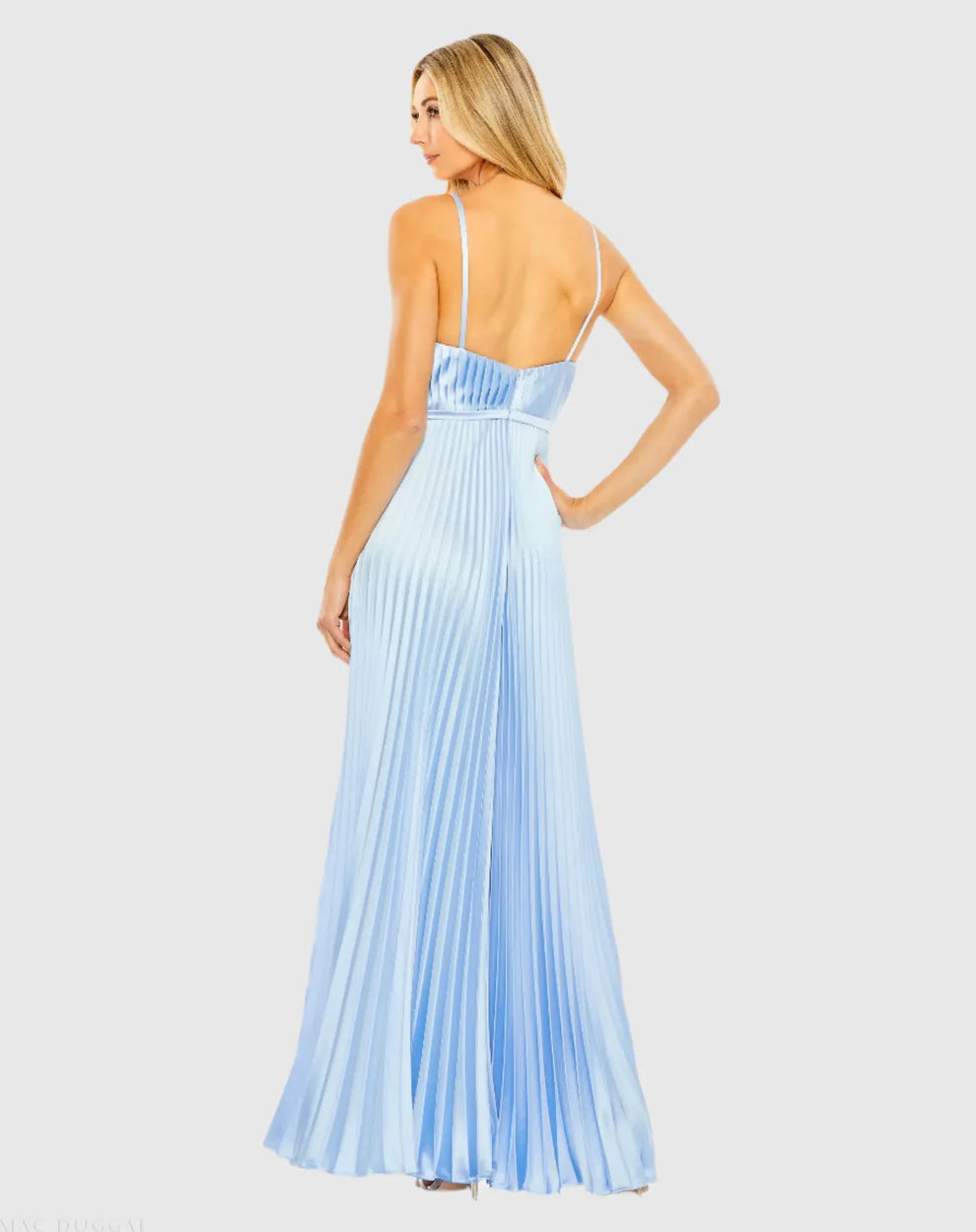 Ieena Duggal 26319I - Plunging Sweetheart Jumpsuit