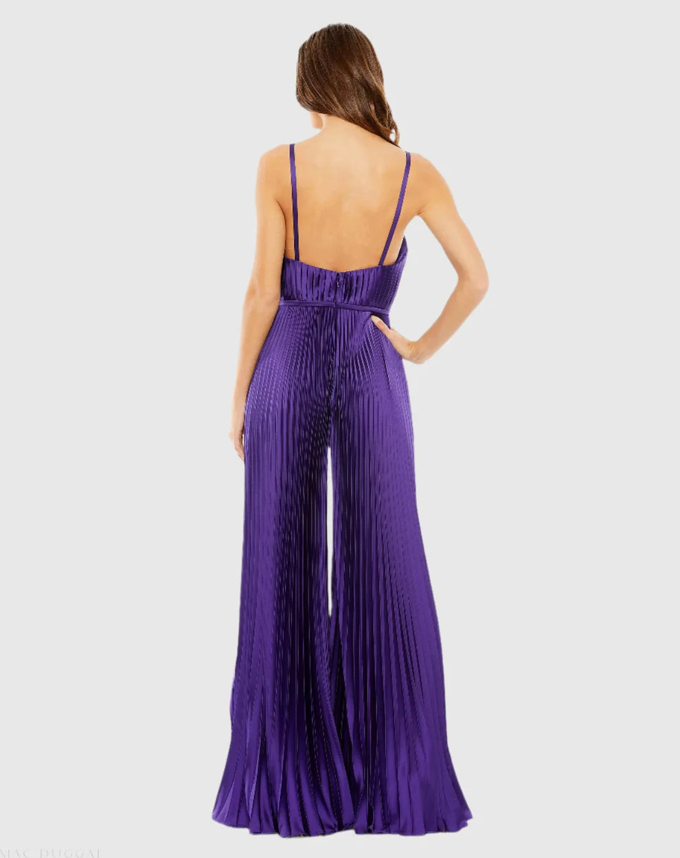 Ieena Duggal 26319I - Plunging Sweetheart Jumpsuit