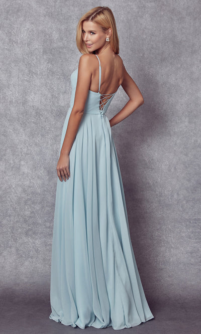 Juliet Dresses 263 - Elegant Long Spaghetti Strap Gown Formal Gowns