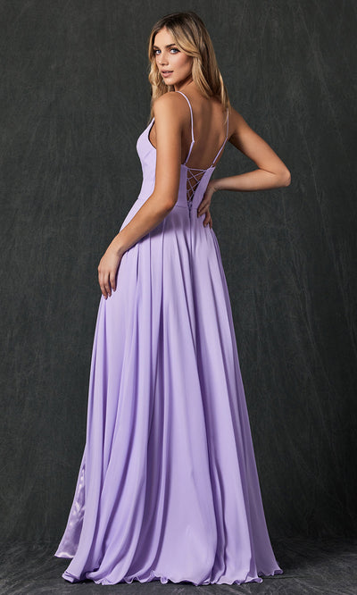 Juliet Dresses 263 - Elegant Long Spaghetti Strap Gown Formal Gowns