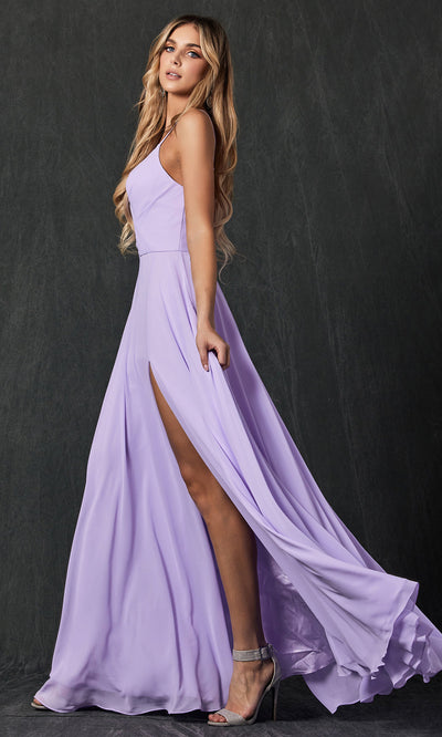 Juliet Dresses 263 - Elegant Long Spaghetti Strap Gown Formal Gowns