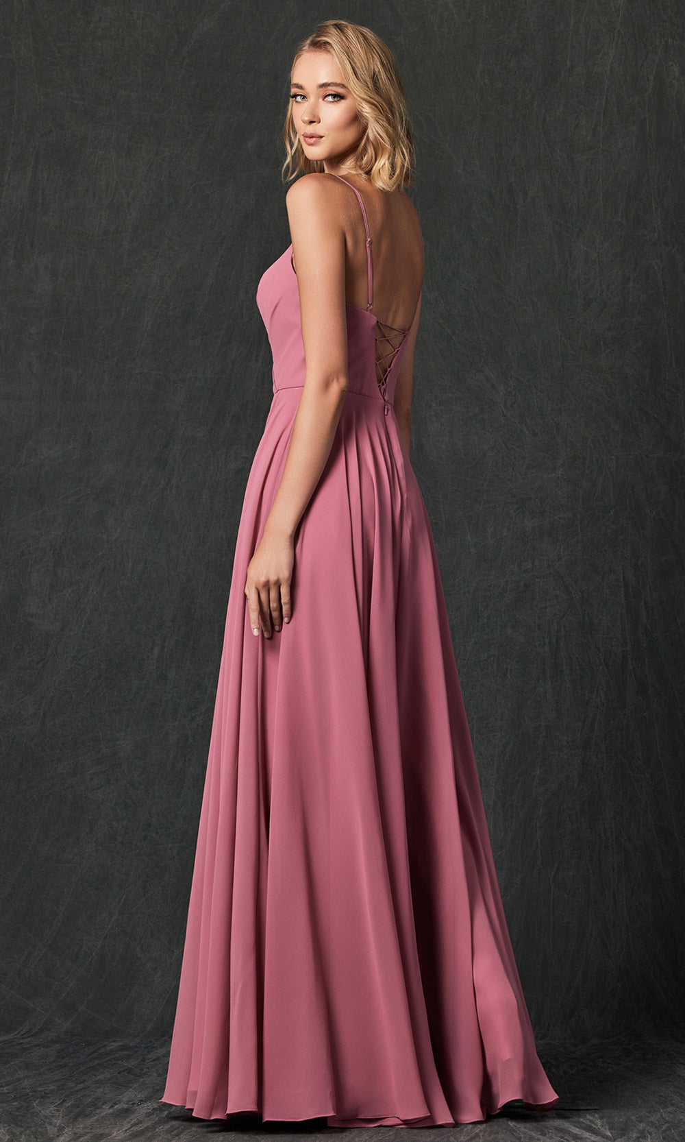 Juliet Dresses 263 - Elegant Long Spaghetti Strap Gown Formal Gowns