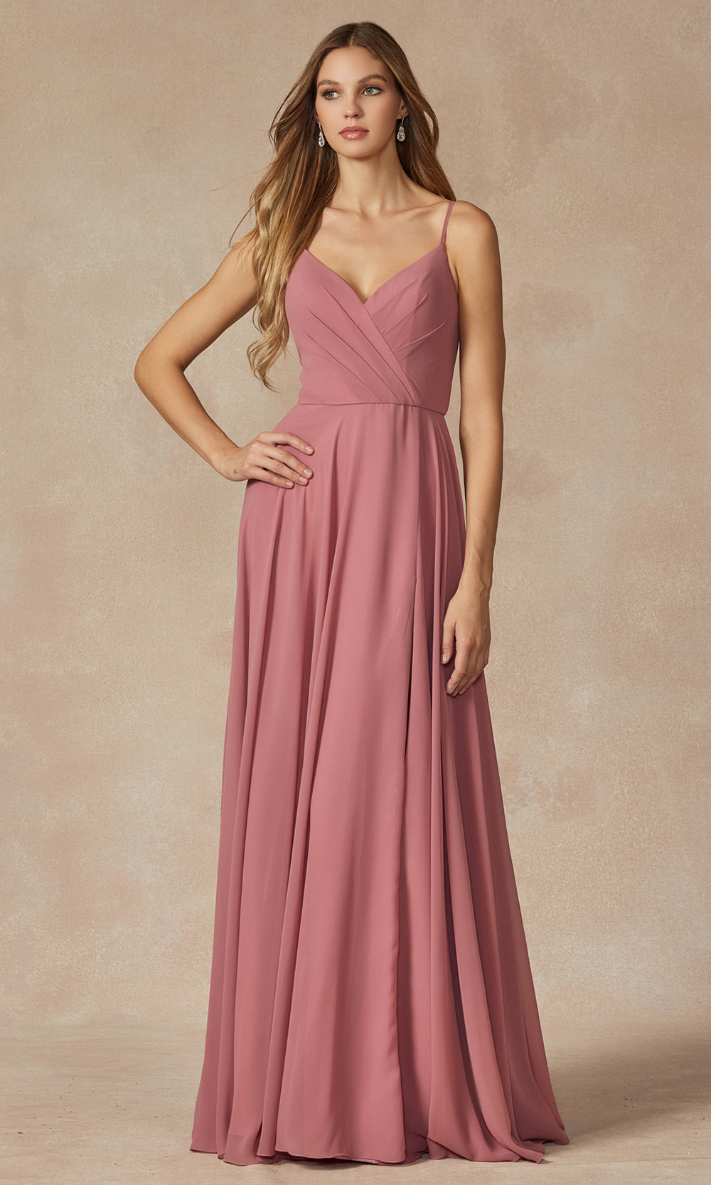 Juliet Dresses 263 - Elegant Long Spaghetti Strap Gown Formal Gowns