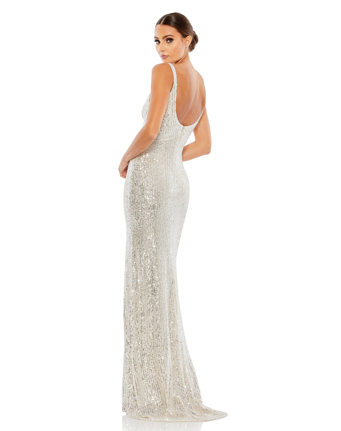 Ieena Duggal 26443 - Sequined Sheath Dress