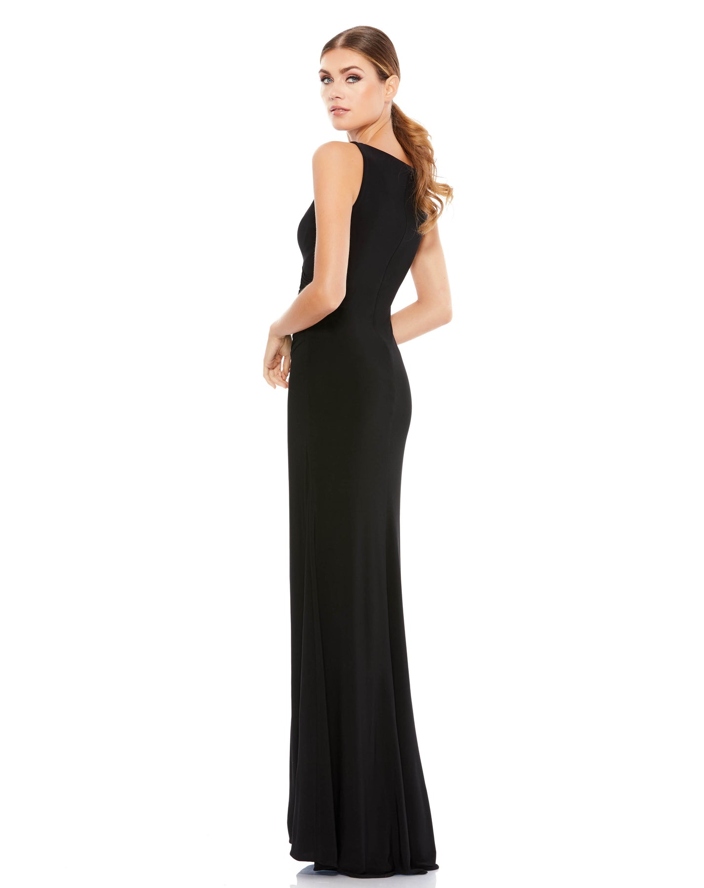 Ieena Duggal - 26513 Sleeveless V-Neck Sheath Dress