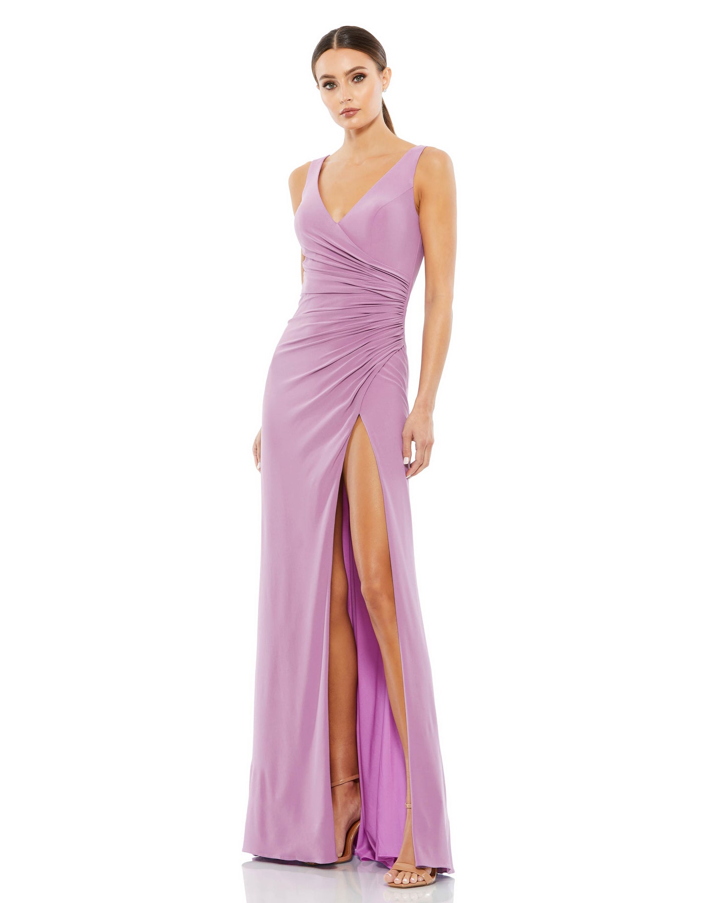 Ieena Duggal - 26513 Sleeveless V-Neck Sheath Dress