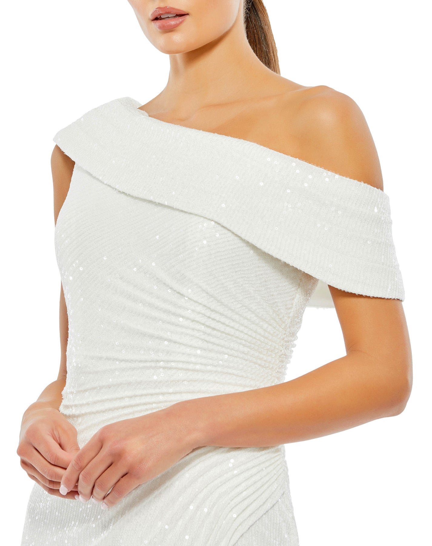 Ieena Duggal 26550I - Sequin Embellished Gown