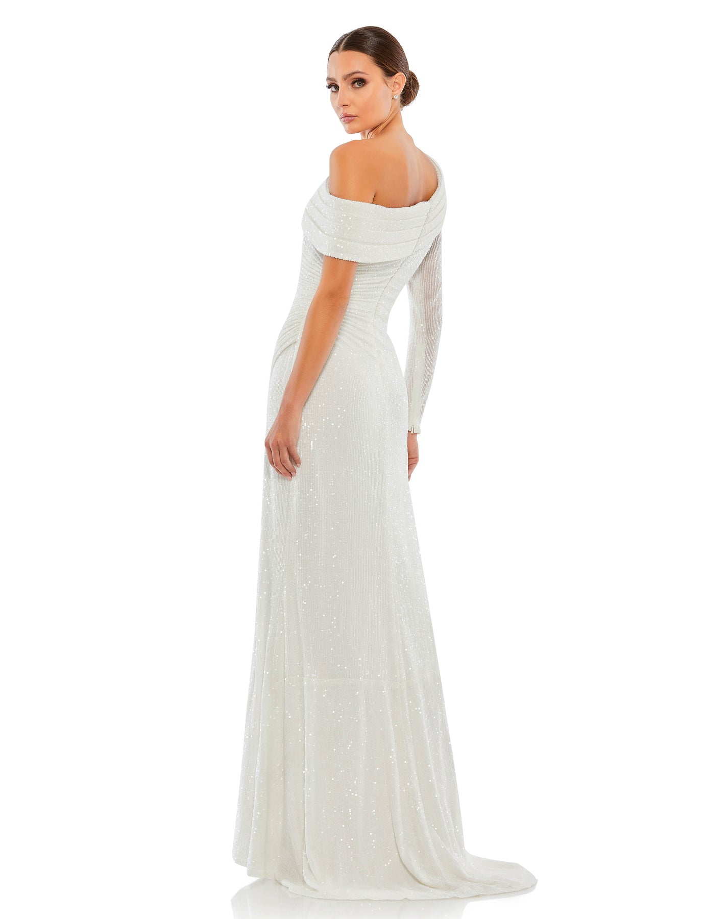 Ieena Duggal 26571 - Long Sleeve Sheath Gown