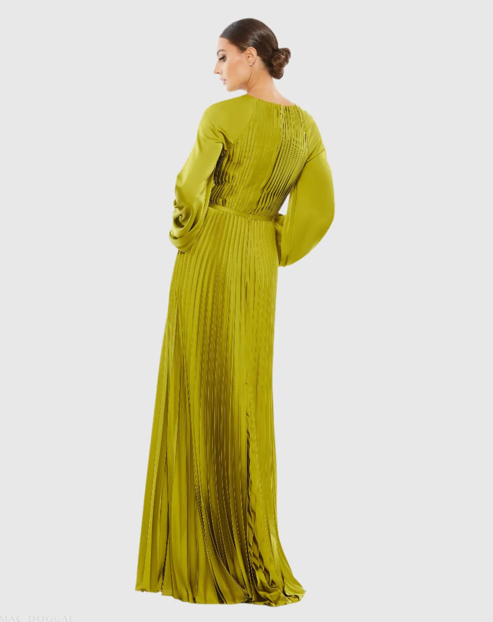 Ieena Duggal - 26590I Long Blouson Sleeveless Dress