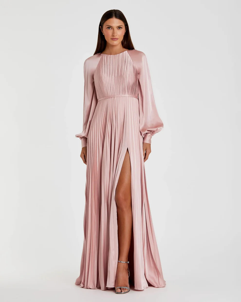 Ieena Duggal - 26590I Long Blouson Sleeveless Dress