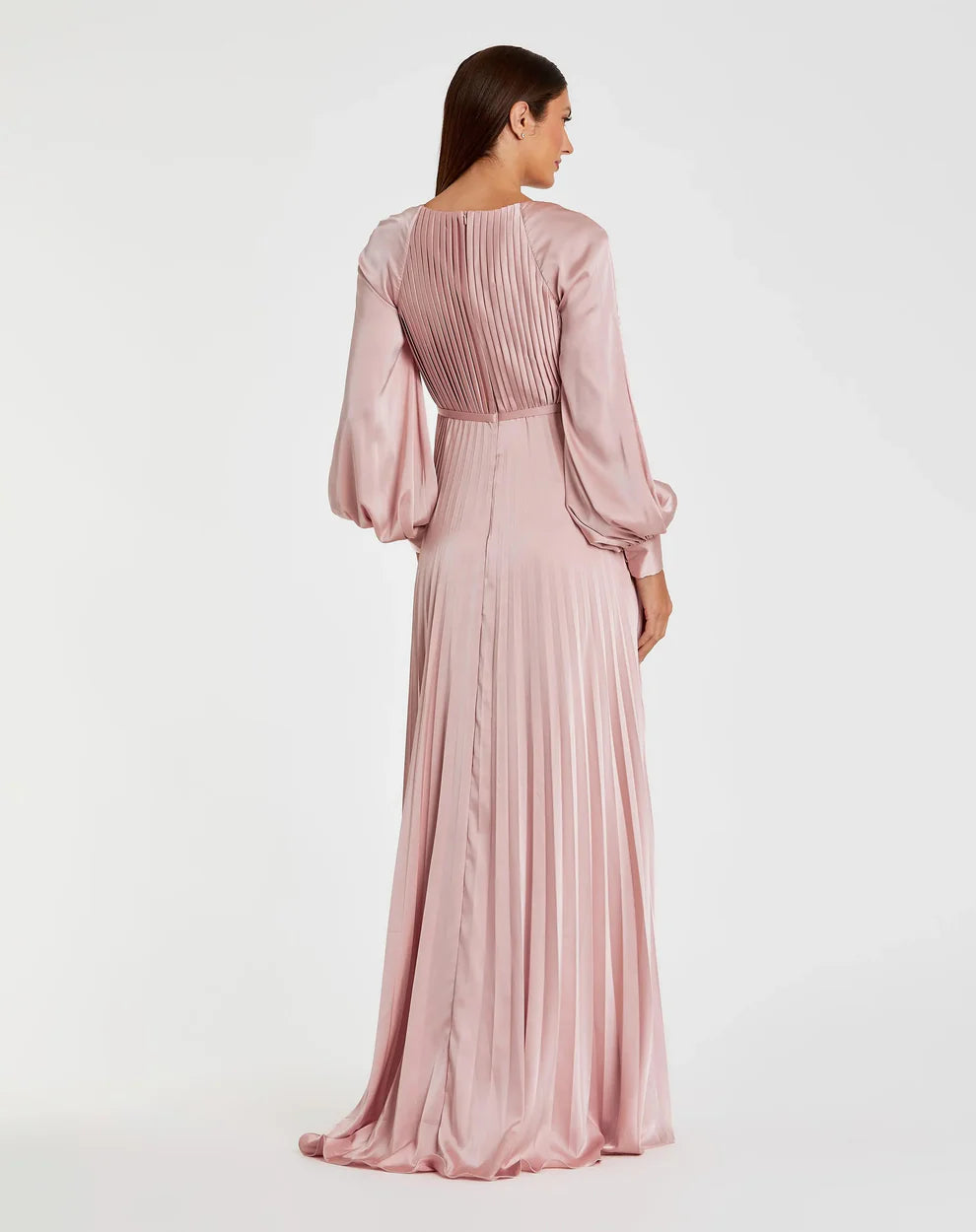 Ieena Duggal - 26590I Long Blouson Sleeveless Dress