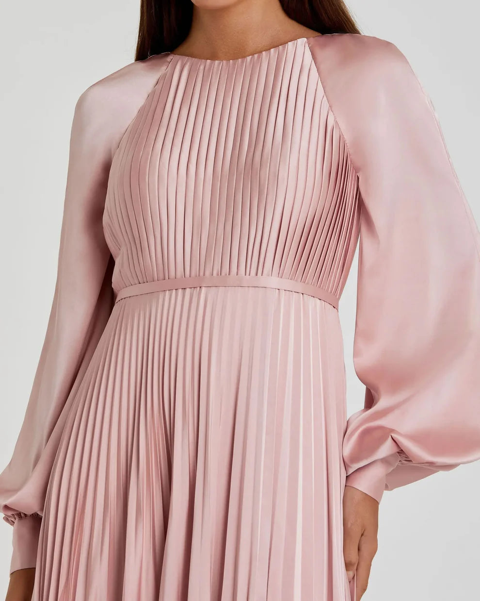 Ieena Duggal - 26590I Long Blouson Sleeveless Dress