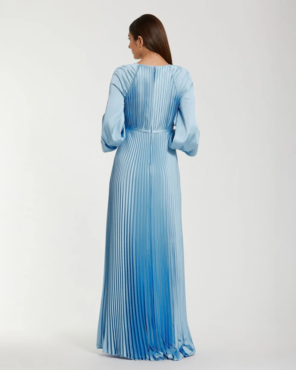 Ieena Duggal - 26590I Long Blouson Sleeveless Dress