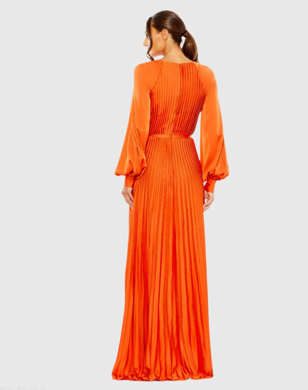 Ieena Duggal - 26590I Long Blouson Sleeveless Dress