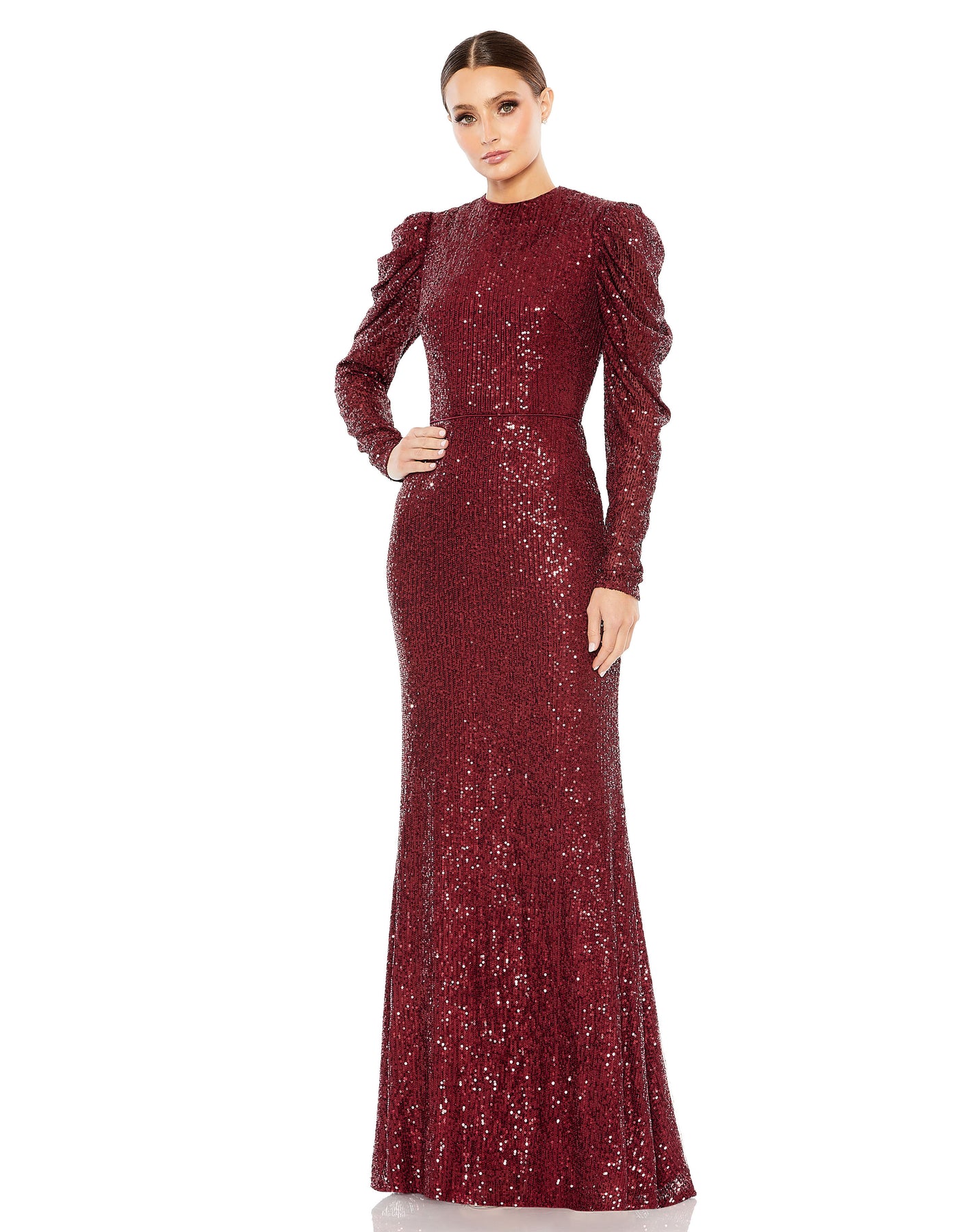 Ieena Duggal 26692 - High Neck Sheath Dress