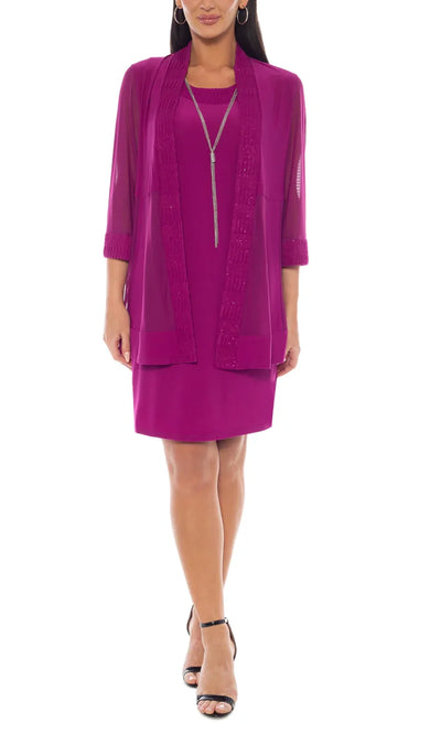 Marina 269216 - Sleeveless Sheath Dress with Jacket Homecoming Dresses