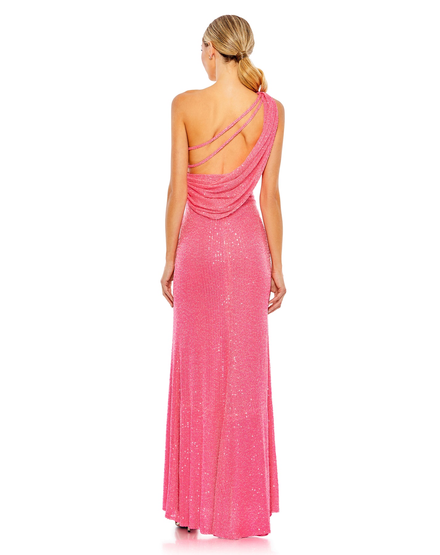 Ieena Duggal 26990 - Sequined Sheath Prom Gown
