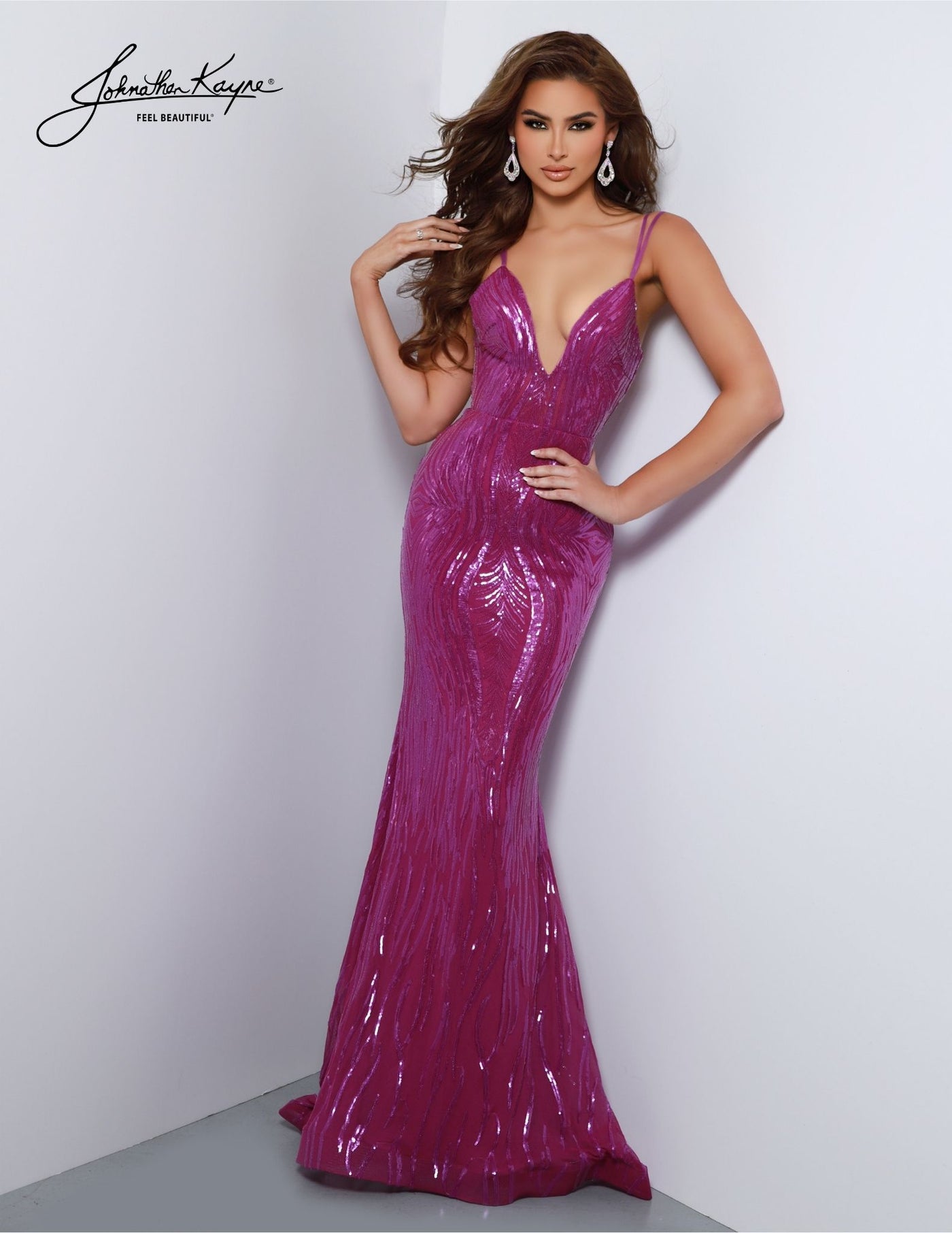 Johnathan Kayne 2704 - Sequin Gown