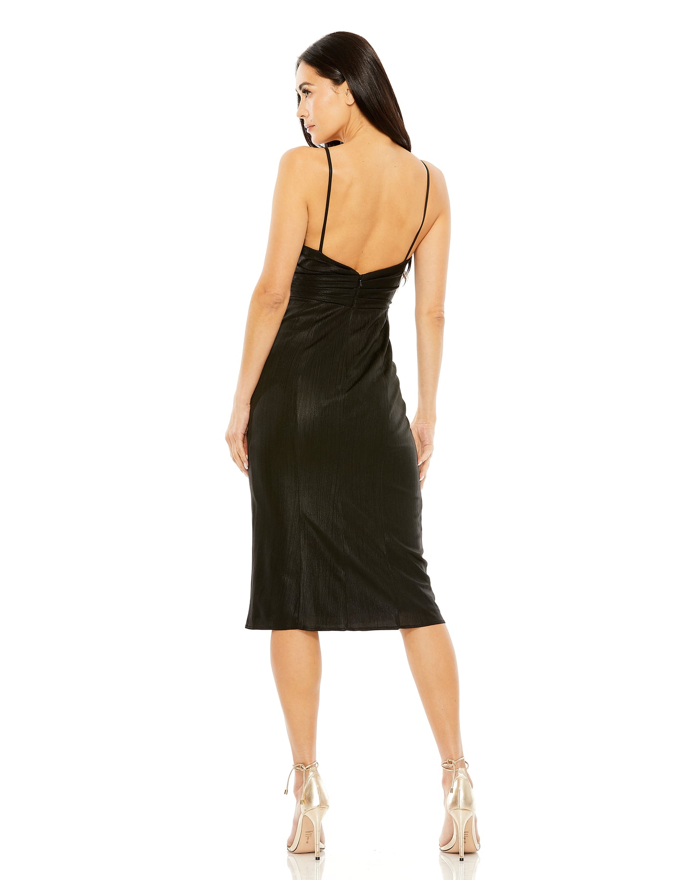 Ieena Duggal 27057 - Metallic Dress