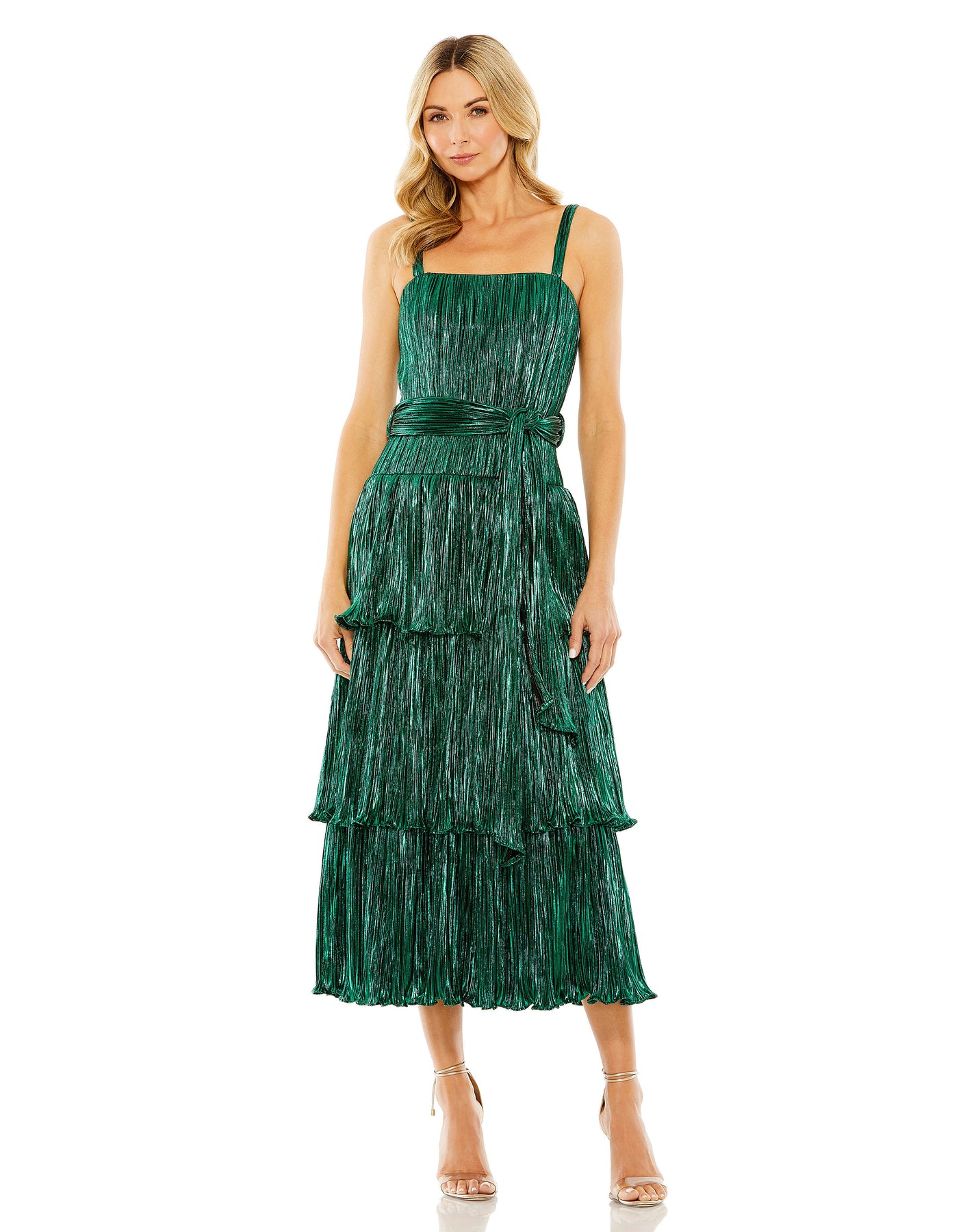 Ieena Duggal 27062 - Ruffle Tiered Prom Dress