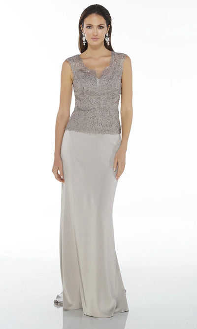 Alyce Paris 27105 - Sweetheart Crepe Sheath Gown Formal Gowns